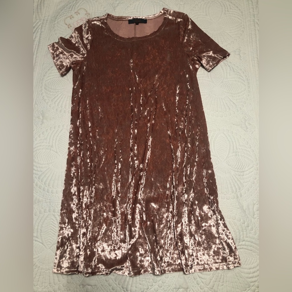 Pink Velvet Dress